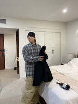 No.1003 napping check SHIRT (3color)