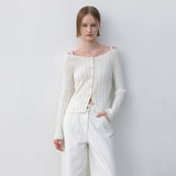 (T-7014)SKASHI OFF SHOULDER KNIT