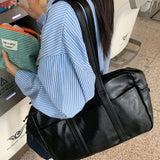 office shoulder cross-bag [Black color]