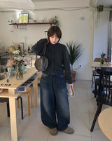 ティルバカラーラウンドニットカーディガン