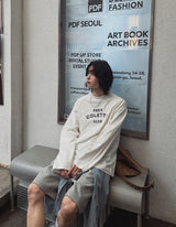 コレットプリントオーバーロングスリーブTシャツ