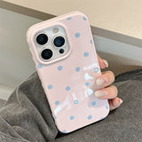 パステル トーン ドット パターン ジェリー iPhone ケース