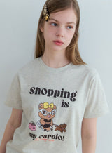 スリーピングモアベアTシャツ 2color