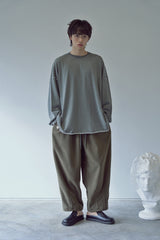 2-LAYER MICRO FLEECE SWEAT PANTS (Khaki)