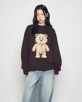 25FW ディストレスドベアウールニット
