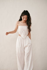 Flower scarf (Ivory)