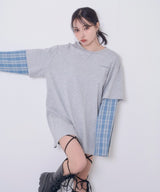 UNISEX シャツレイヤードロンT