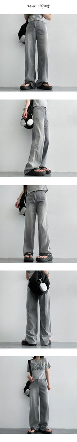 [Short, Basic, Long] [S–2XL] [Summer Long Pants!] Det. Bendable Spandex Summer Denim Pants (2 colors)