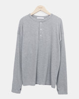 Kiyul Henley-Neck Warmer Long Sleeve T-Shirt