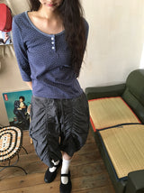 ビリーリンクル7分丈ナイロンバミューダパンツ