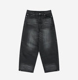 No.1297 C wide tuck denim PT