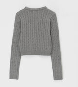 [MADE] Soy Cotton Cable Knit Cardigan