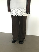 Pigment Straight Cotton Pants (2color)