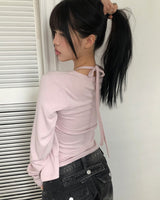 ミエムレイヤードホルターノースリーブカーディガン