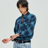 flannel plaid western shirt pacific