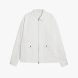 Stranger Classic Fit Cotton Jacket (White)