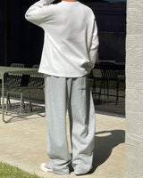 キッサヘンリーネックワッフルTシャツ