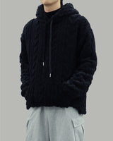 Moko Wool Hoodie (Black)
