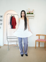 AIRY DOT DRESS (WHITE)