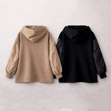 Waveline Hood Semi-Zipup (2 colors)
