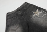 Rovi Star Patch Denim Shorts