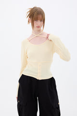 NEBULA LONG SLEEVE / YELLOW