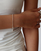 [Silver 925] Glitter Ball Bracelet (L)