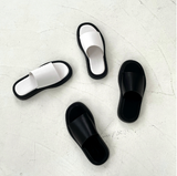 Black & White Platform Slippers