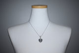 Secret Heart Necklace (Pink/Black)