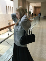 [Detachable] トープバラクラバコジーニット (5c)