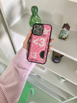 [MADE]ナンバー3 エモジ ケース+カードスロット(Pink drink)