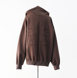Unisex ディクションエンブロイダードシープスキンオーバーフード