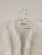 Uress Vintage Fur Jacket (White)