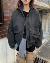 Lauto Washed Bomber Jacket