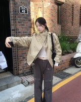 Cotton pocket cargo pants