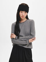LACE ROUND NECK T-SHIRT