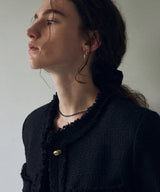 CLASSIC BOUCLE TWEED JACKET_BLACK