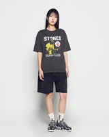 26FW ローリング ストーンズバンドライブピグメントショートスリーブ Tシャツ