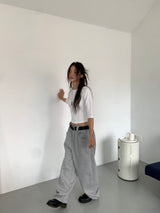 ベルトループスウェットパンツ (2C)