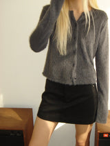 Suede pocket mini skirt (2colors)