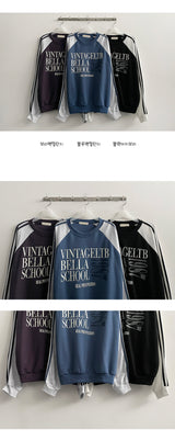 Duggie Track Color Raglan Sweatshirt (3 colors)