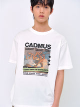 ヴィンテージカドムスTシャツ_アイボリー