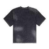 スペースムードウォッシングTシャツ　ブラック