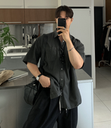 Cool Pin Tuck Linen Wide Pants