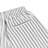 Striped Script Logo Shorts
