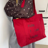 Blank Canvas Bag (red)