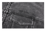 Odd-Signature-Denim-Sweat-Crop-Zip-Up - 2COLOR