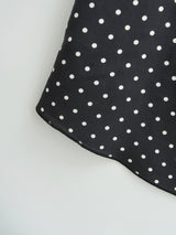 Celi Lace Trim Dot Top