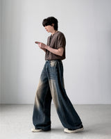 Bellingham Pintuck Wide Denim