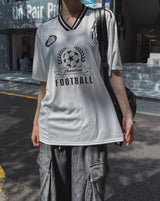 フットボールスポーティージャージー半袖Tシャツ